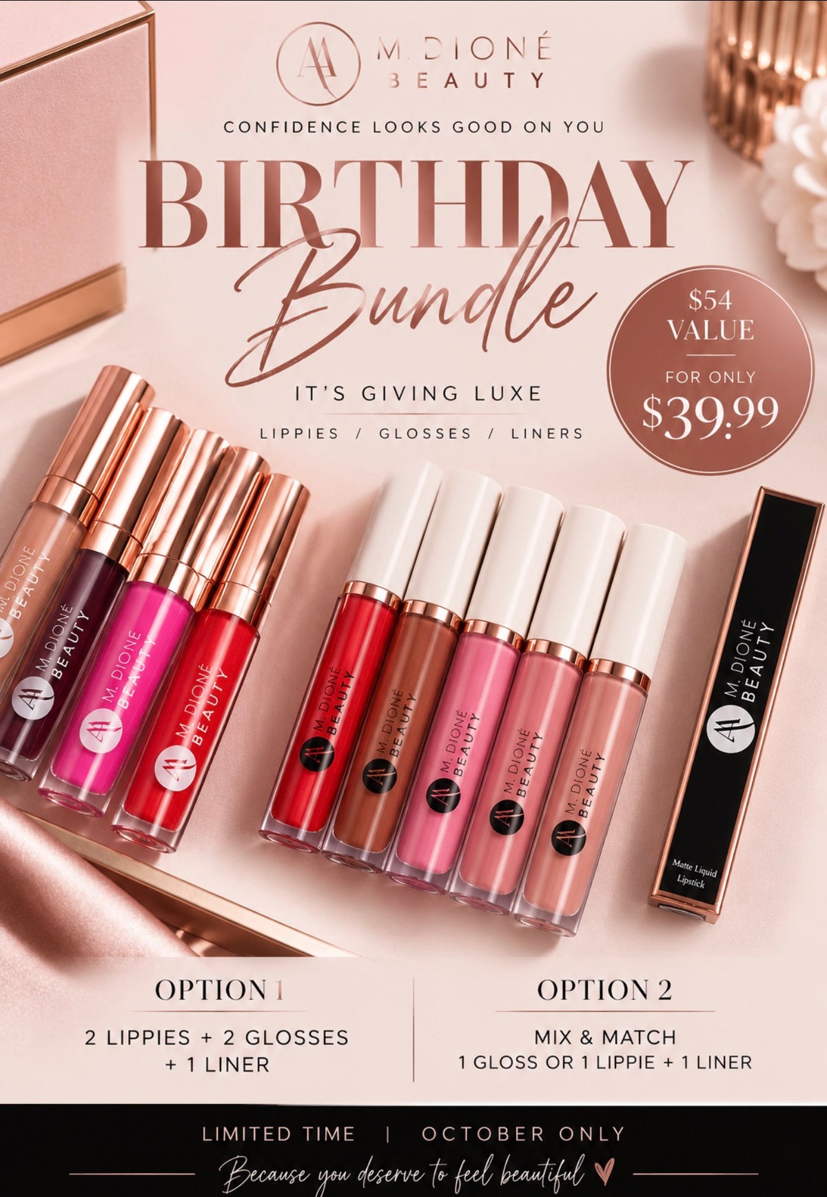 THE $39.99 BIRTHDAY LIP BUNDLE